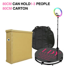Load image into Gallery viewer, DHL  360 Photo Booth Automatic Spinning Camera Selfie 4 People 68-115cm Led Machine Portable Flexible