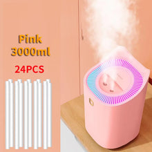 Load image into Gallery viewer, 3L Air Humidifier Essential Oil Aroma Diffuser Double Nozzle With Coloful LED Light Ultrasonic Humidifiers Aromatherapy Diffuser