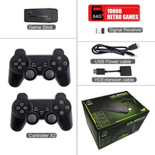 Load image into Gallery viewer, Video Game Console 2.4G Double Wireless Controller Game Stick 4K 10000 Games 64 32GB Retro Games for PS1/GBA Boy Christmas Gift