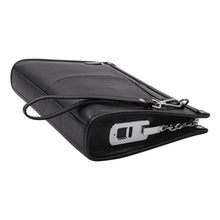 Load image into Gallery viewer, Men&#39;s Fingerprint Lock Bags for men Leather Hand Bag Male Long Money Wallets Mobile Phone Pouch Men Messenger Bag Anti-Theft