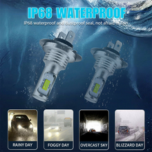 Load image into Gallery viewer, 2Pcs H7 H4 Led Car Fog Light Bulbs H1 H8 H9 H11 9005 9006 Super Bright CSP LED Headlight DRL Lamp Kit High Low Beam 6000K 12V