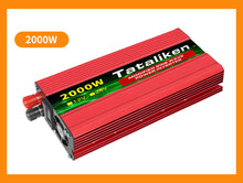 Load image into Gallery viewer, 1500W/2000W/2600W DC 12V to AC 220V Portable Car Power Inverter Charger Converter Adapter Universal EU Socket Auto accessories