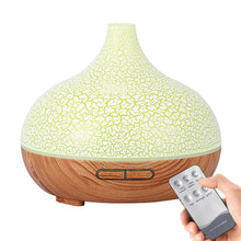 Load image into Gallery viewer, 550ML Electric Aroma Diffuser Essential Oil Diffuser Air Humidifier Ultrasonic Remote Control Color LED Lamp Mist Maker Car Home