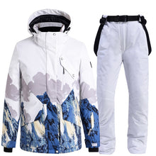Load image into Gallery viewer, 2022 New Women&#39;s Ski Jackets And Pants Set Windproof Waterproof Snowsuit Winter Warm Snowboarding Ski Suits