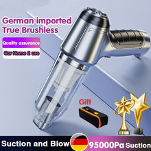 Load image into Gallery viewer, 95000Pa 3 in 1 Car Wireless Vacuum Cleaner 120W Blowable Cordless Home Appliance Vacuum Home &amp; Car Dual Use Mini Vacuum Cleaner