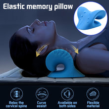 Load image into Gallery viewer, Neck Massage Pillow Portable Gravity Acupressure Shoulder Pain Relief Tool Vertebral Massage Pillow Acupoint Gravity Shiatsu