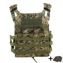Load image into Gallery viewer, 600D Hunting Tactical Vest Military Molle Plate Carrier Magazine Airsoft Paintball CS Outdoor Protective Lightweight Vest
