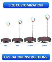 Load image into Gallery viewer, DHL  360 Photo Booth Automatic Spinning Camera Selfie 4 People 68-115cm Led Machine Portable Flexible