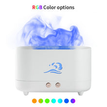 Load image into Gallery viewer, 2022 USB Essential Oil Diffuser With Flame Aroma Diffusers Ultrasonic Air Humidifier Home Office Fragrance Sooth Sleep Atomize