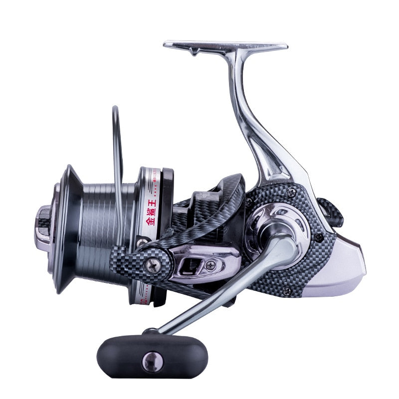 Fishing Reel Spinning Saltwater Full Metal Badge Reel Surfcasting Reel Carp Fishing 14+1bb Spinning Feeder 9000 12000