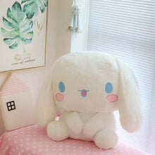 Load image into Gallery viewer, Sanrio Cartoon Anime Figure Japanese Cute Cinnamoroll Big Eared Dog Large Plush Sitting Doll Pillow Toys Children Birthday Gift