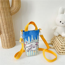 Load image into Gallery viewer, Sanrio Children Outdoor Water Cup Bag Cylindrical Shoulder Bags Hello Kitty Kulomi Melody Cartoon Printing Girls Messenger Bag