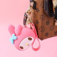Load image into Gallery viewer, Sanrio Hello Kitty Coin Purse Kawaii Kuromi Hello Kitty Wallet Cute Keychain Pendant Silicone Bag Cartoon Pvc Waterproof Wallet