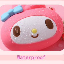 Load image into Gallery viewer, Sanrio Hello Kitty Coin Purse Kawaii Kuromi Hello Kitty Wallet Cute Keychain Pendant Silicone Bag Cartoon Pvc Waterproof Wallet