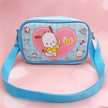 Load image into Gallery viewer, Sanrio Kawaii Cinnamon Roll Kuromi My Melody Pu Waterproof Slung Shoulder Bag Storage Small Square Bag