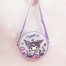 Load image into Gallery viewer, Sanrio Kawaii Cinnamon Roll Kuromi My Melody Pu Waterproof Slung Shoulder Bag Storage Small Square Bag