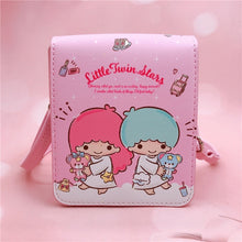 Load image into Gallery viewer, Sanrio Kawaii Cinnamon Roll Kuromi My Melody Pu Waterproof Slung Shoulder Bag Storage Small Square Bag