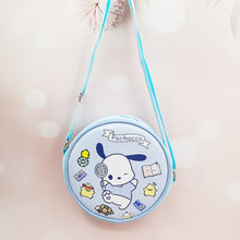 Load image into Gallery viewer, Sanrio Kawaii Cinnamon Roll Kuromi My Melody Pu Waterproof Slung Shoulder Bag Storage Small Square Bag