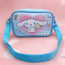 Load image into Gallery viewer, Sanrio Kawaii Cinnamon Roll Kuromi My Melody Pu Waterproof Slung Shoulder Bag Storage Small Square Bag