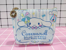 Load image into Gallery viewer, Sanrio Wallet Cheap Kawaii Cinnamoroll MyMelody Kuromi Pachacco Cartoon Leather Card Holder Cute Coin Purse Phone Case For Women