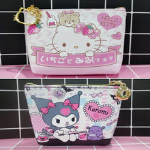 Load image into Gallery viewer, Sanrio Wallet Cheap Kawaii Cinnamoroll MyMelody Kuromi Pachacco Cartoon Leather Card Holder Cute Coin Purse Phone Case For Women