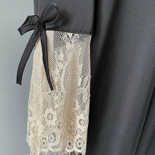 Load image into Gallery viewer, Satin Robe &amp; Gown Set Womens Lace Bathrobe Sexy Hot Erotic Nightdress Kimono Nightgowns Lounge Robes Femme Sleepwear Nighties