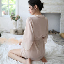 Load image into Gallery viewer, Satin Robe Women Clothes Bathrobe Bridesmaid Robes Kimono Lingerie Women&#39;s Pajamas Sleepwear Femme homewear