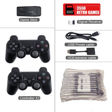 Load image into Gallery viewer, Video Game Console 2.4G Double Wireless Controller Game Stick 4K 10000 Games 64 32GB Retro Games for PS1/GBA Boy Christmas Gift