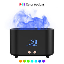 Load image into Gallery viewer, 2022 USB Essential Oil Diffuser With Flame Aroma Diffusers Ultrasonic Air Humidifier Home Office Fragrance Sooth Sleep Atomize