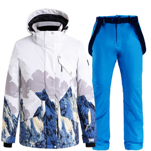 2022 New Women's Ski Jackets And Pants Set Windproof Waterproof Snowsuit Winter Warm Snowboarding Ski Suits