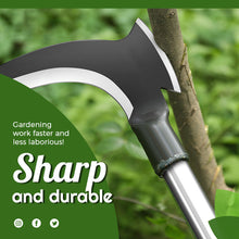 Load image into Gallery viewer, 1PCS High Manganese Steel Double Sickle Chopping Scythe Axe Wood Chopping Trees Cutting Grass Machete Weeding Agricultural Tools