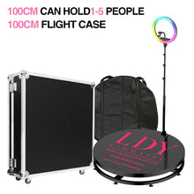 Load image into Gallery viewer, DHL  360 Photo Booth Automatic Spinning Camera Selfie 4 People 68-115cm Led Machine Portable Flexible