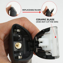 Load image into Gallery viewer, Men&#39;s Electric Groin Hair Trimmer Pubic Hair Trimmer Body Grooming Clipper for Men Bikini Epilator Rechargeable Shaver Razor