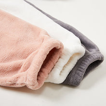 Load image into Gallery viewer, Winter Pants Bottoms for Couples Warm Thick Coral Fleece Sleep Pants Soft Pajamas for Women Plus Velvet Trousers пижама летняя