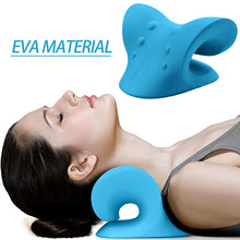 Load image into Gallery viewer, Neck Massage Pillow Portable Gravity Acupressure Shoulder Pain Relief Tool Vertebral Massage Pillow Acupoint Gravity Shiatsu