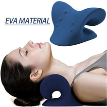 Load image into Gallery viewer, Neck Massage Pillow Portable Gravity Acupressure Shoulder Pain Relief Tool Vertebral Massage Pillow Acupoint Gravity Shiatsu