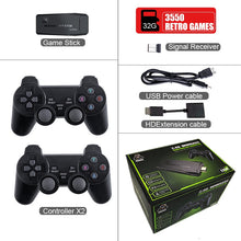 Load image into Gallery viewer, Video Game Console 2.4G Double Wireless Controller Game Stick 4K 10000 Games 64 32GB Retro Games for PS1/GBA Boy Christmas Gift