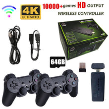 Load image into Gallery viewer, Video Game Console 2.4G Double Wireless Controller Game Stick 4K 10000 Games 64 32GB Retro Games for PS1/GBA Boy Christmas Gift