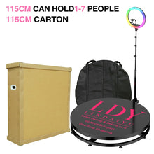 Load image into Gallery viewer, DHL  360 Photo Booth Automatic Spinning Camera Selfie 4 People 68-115cm Led Machine Portable Flexible