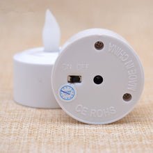 Load image into Gallery viewer, Set of 12 Rechargeable led candle Flameless Static TeaLight electric lamp waxless Valentine Home Wedding Xmas Table decor-AMBER