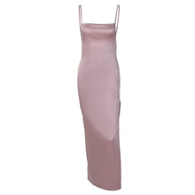 Load image into Gallery viewer, Sexy Backless Cutout Bandage Maxi Dress Club Party Outfits for Women Summer Sleeveless Pink Elegant Straps Prom Dresses Casual