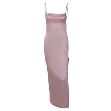 Load image into Gallery viewer, Sexy Backless Cutout Bandage Maxi Dress Club Party Outfits for Women Summer Sleeveless Pink Elegant Straps Prom Dresses Casual