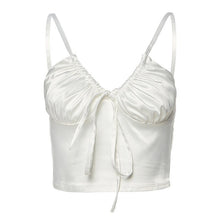 Load image into Gallery viewer, Sexy Backless Solid Spaghetti Strap Crop Top Women T-Shirt Summer Slim Sleeveless Clubwear Party Tops Corset Woman Clothes 2021