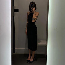 Load image into Gallery viewer, Sexy Bandage Dress 2021 Summer Women&#39;s Black Bodycon Dress Off Shoulder Ladies Sexy Club Party Dress High Quality Outfits