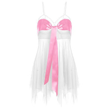 Load image into Gallery viewer, Sexy Bandage Hollow Patchwork Sling Nightdress Women Nightwear Temptation Backless Mesh Sleeping Dress Female Sleepwear Nighties