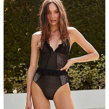 Load image into Gallery viewer, Sexy Bandage One Piece Swimsuit For Women Transparent Bodysuit Swimwear Female Monokini Transparent Purple White Maillot De Bain