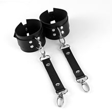 Load image into Gallery viewer, Sexy Bdsm Bondage Women PU Leather Harness Belt Garters Waist To Leg Bondage Harness Fetish Adjustable Lingerie Stocking Belts