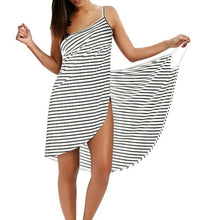 Load image into Gallery viewer, Sexy Beach Cover Up Wrap Dress Women Beach Dress Bikini Bathing Suit Femme Robe Beachwear Femme Tunic Kaftan Plus Size