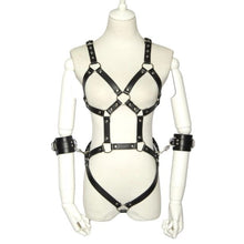 Load image into Gallery viewer, Sexy Body Bondage Leather Harness Toys For Women underwear Garters belt Bra Leg suspenders erotic Sex Accessories