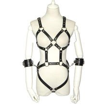 Load image into Gallery viewer, Sexy Body Bondage Leather Harness Toys For Women underwear Garters belt Bra Leg suspenders erotic Sex Accessories